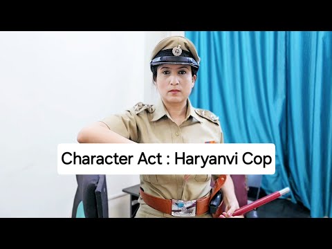 Meenakshi R Singh Character Act : Haryanvi Cop