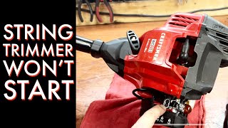 Craftsman string trimmer won’t start Easy fix.