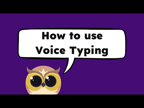 How to Use Voice Typing in Helperbird