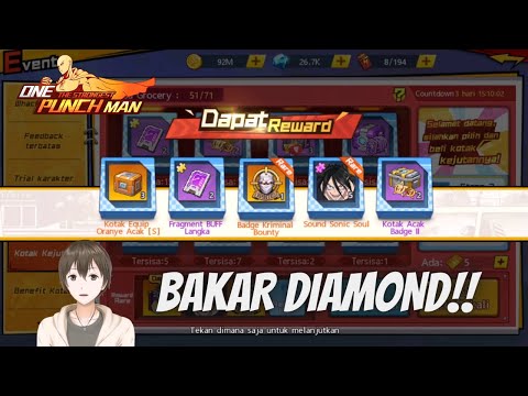 Akhirnya Bakar Diamond di Kotak Kejutan Lagi - One Punch Man The Strongest