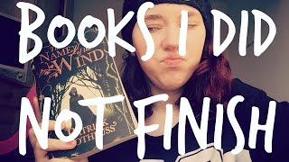 Books I Did Not Finish | February 2016