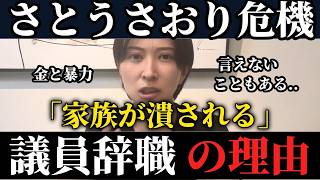 【さとうさおり辞職理由】「金か暴力しか通じない」寄付しないと家族を潰すと恫喝される政界の闇 #さとうさおり #北村晴男 #小池百合子