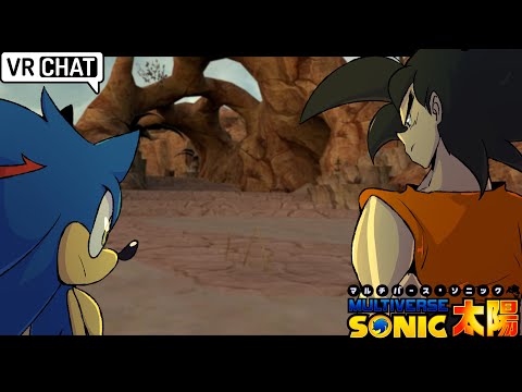 Multiverse Sonic Introduces Goku To Queen AG and Dimensional Alex [VRChat]