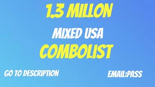 1.3 Millon Mixed USA Combolist