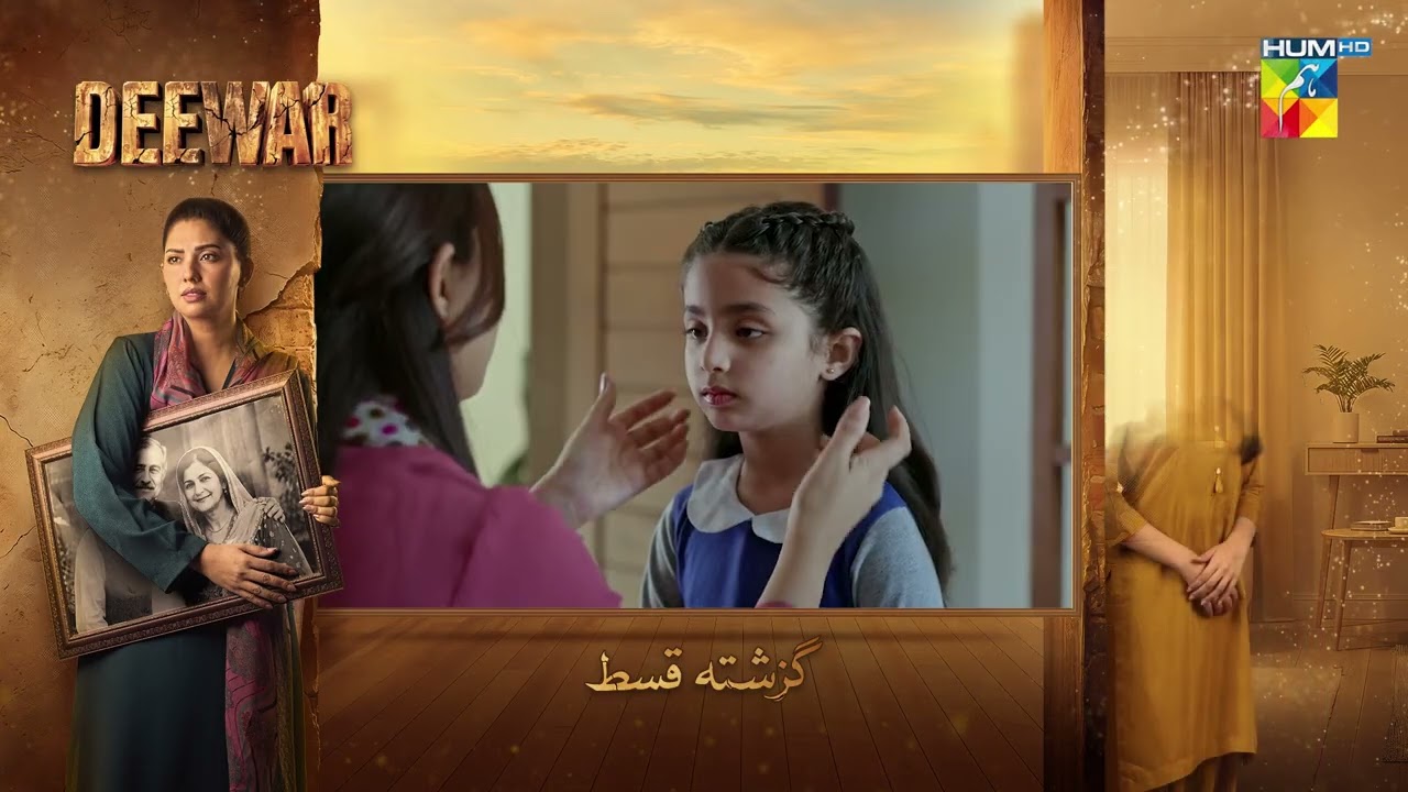 Deewar - Recap Episode 30 - [ Sunita Marshall & Ali Abbas ] HUM TV