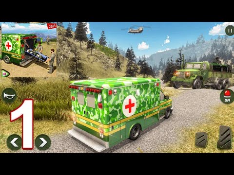 US Army Ambulance Driving Rescue Simulator 2021 #1 - Android Gameplay FHD