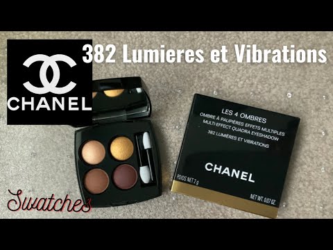 CHANEL LES 4 OMBRES 382 LUMIERES ET VIBRATIONS swatches