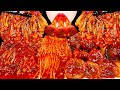 ASMR SPICY ENOKI MUSHROOMS 불닭팽이버섯 모듬버섯 먹방 MUKBANG EATING SOUNDS 咀嚼音え