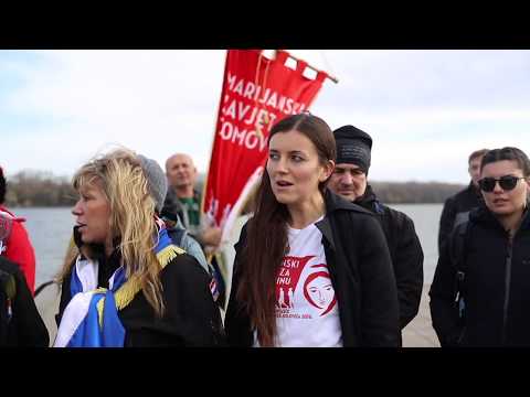 Noćni hod "Putem spasa" od Vinkovaca do Vukovara