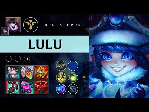 Lulu Support vs Karma - EUW Challenger Patch 25.24