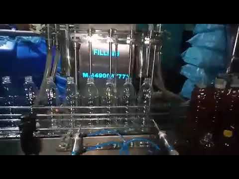 Automatic Oil  Bottle Filling, Capping And Labelling Machine