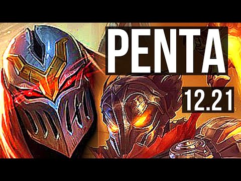 ZED vs VIKTOR (MID) | Penta, Godlike, 800K mastery, 300+ games | EUW Master | 12.21