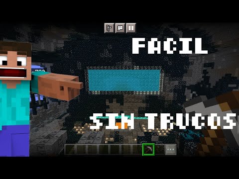 como activar el portal de la ciudad del warden Minecraft pe 1.20 fácil y sin trucos