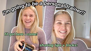 HOW TO BECOME A CPT + HOW TO GET STARTED (aka I'm FINALLY going to be a personal trainer!!)