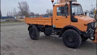 Mercedes-Benz UNIMOG U1450 4x4 3 sided Tipper, sweeper universal communal machine | Image 4 - Autoline