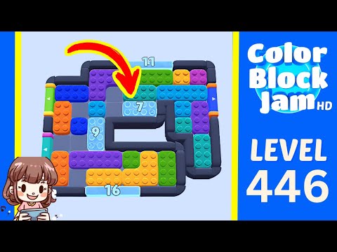 Color Block Jam Level 446 Solution Walkthrough