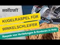 Kugelraspel für Winkelschleifer: Für das Raspeln von ...