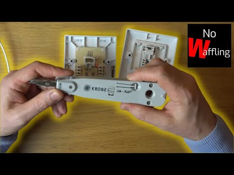 How to use IDC Krone Punch Down Insertion Tool for Telecom Data - Beginners guide