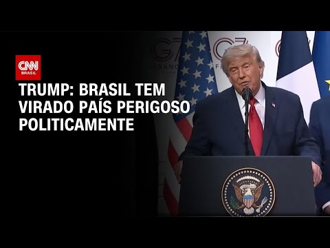 Brasil tem virado país perigoso politicamente, diz Donald Trump | CNN 360°