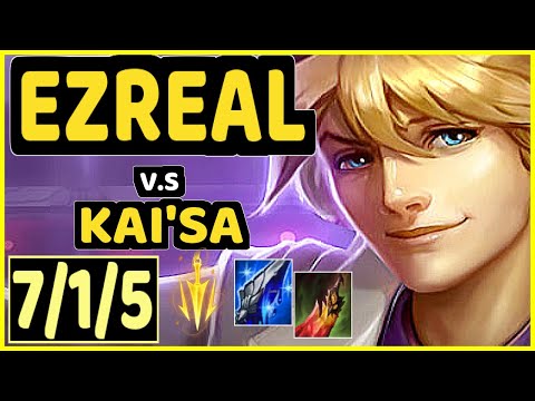 SHOWMAKER (EZREAL) vs KAI'SA - 7/1/5 KDA BOTTOM ADC CHALLENGER GAMEPLAY - KR