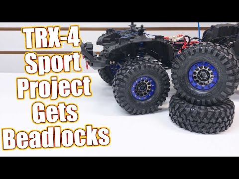 Beadlock Wheels & New Tires  - Traxxas TRX-4 Sport Full Upgrade Project Truck Part 6 | RC Driver