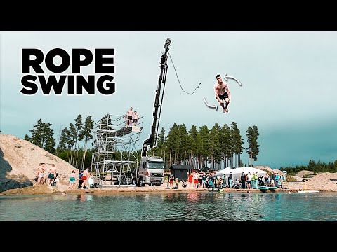 ROPE SWING FROM A CRANE! | Summer Send 2022