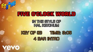 Hal Ketchum - Five O&#39;Clock World (Karaoke)