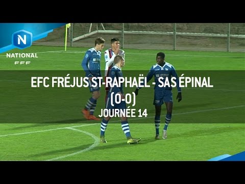 J14 : EFC Fréjus St-Raphaël - SAS Épinal (0-0), le résumé