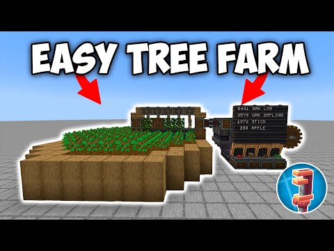 How to Make Easy Tree Farm in Create Mod for Minecraft (2026)