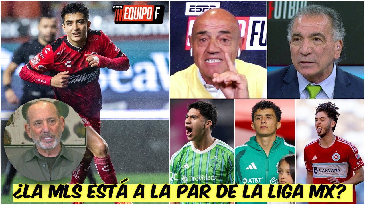 CONTUNDENTE. DON GARBER PRENDE LA POLÉMICA al poner a la MLS al nivel de la LIGA MX | Equipo F