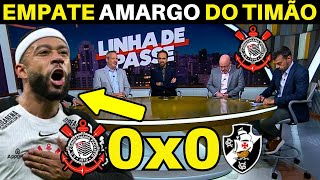 CORINTHIANS EMPATA COM O VASCO EM CASA E LEVA A DECISÃO PRO MARACANÃ.