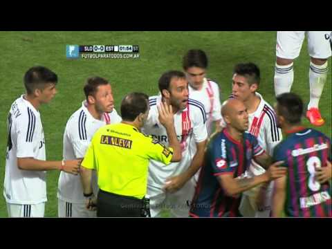 Gol de Ortigoza. San Lorenzo 1 - Estudiantes 0. Fecha 18. Torneo Primera División 2014. FPT.