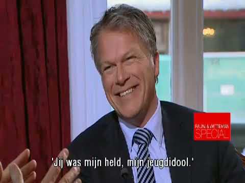 Wouter Bos (PvdA) in gesprek met voormalig premier van Groot Brittannië Tony Blair (2010)