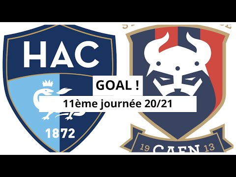 Le Havre - Caen [1-(2)] GOAL 85' (Yacine Bammou) 11ème journée 2020/21