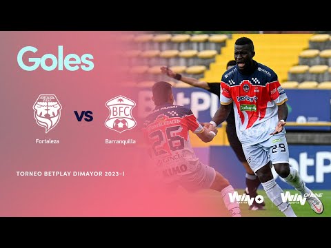 Fortaleza vs. Barranquilla (goles) | Torneo BetPlay Dimayor 2023-I | Fecha 10
