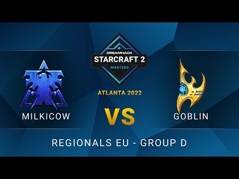 SC2 - Milkicow vs goblin - DreamHack SC2 Masters: Atlanta 2022 - Group D - EU
