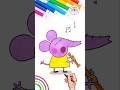 Draw Peppa Emily Elephant Tutorial Emily Plays Recorder Drawing Peppapig Shorts Forkids
