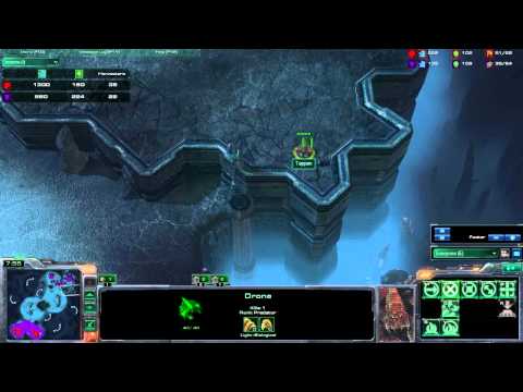 HerdULiek SC2 Cast - 1v1 ZvT Teppen (Zerg) vs Crusader (Terran) Starcraft 2 HD
