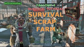 Survival Scrap Farm Fallout 4 Survival Tutorial