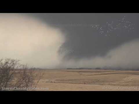Large Damaging Wedge Tornado Near Winterset to Norwalk, IA - 3/5/2022