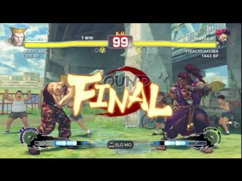 AEROPLANE_ ( GUILE ) VS JR RODRIGUEZ ( AKUMA ) SSFIV ENDLESS BATTLE MATCH ON PS3 GAMES 1-6