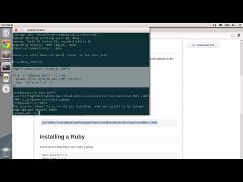 8 Ruby And Linux Installing A Ruby Version Manager