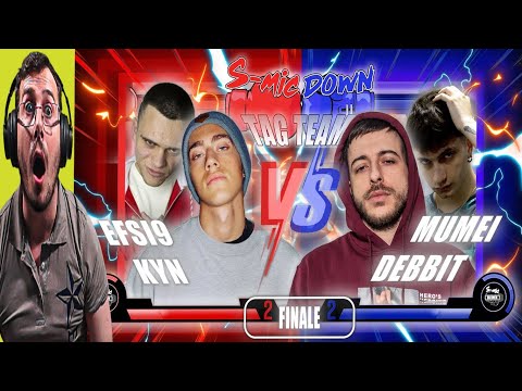 KYN & EFSI9 vs DEBBIT & MUMEI (Finale) SMIC DOWN TAG TEAM Reaction