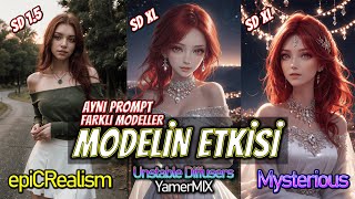Stable Diffusion | Farklı Modeller Farklı Sonuçlar - SDXL Modelleri