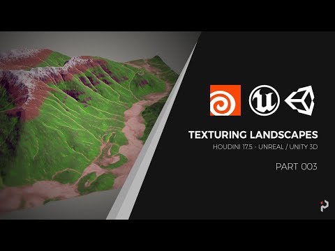 Texturing Landscapes for Games - Houdini 17.5 + Unreal / Unity - Part 3