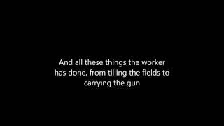 Dropkick Murphys - Worker&#39;s Song [Lyrics]