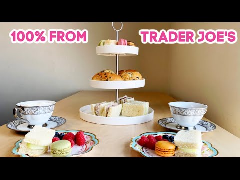Afternoon Tea Ideas with Trader Joe's