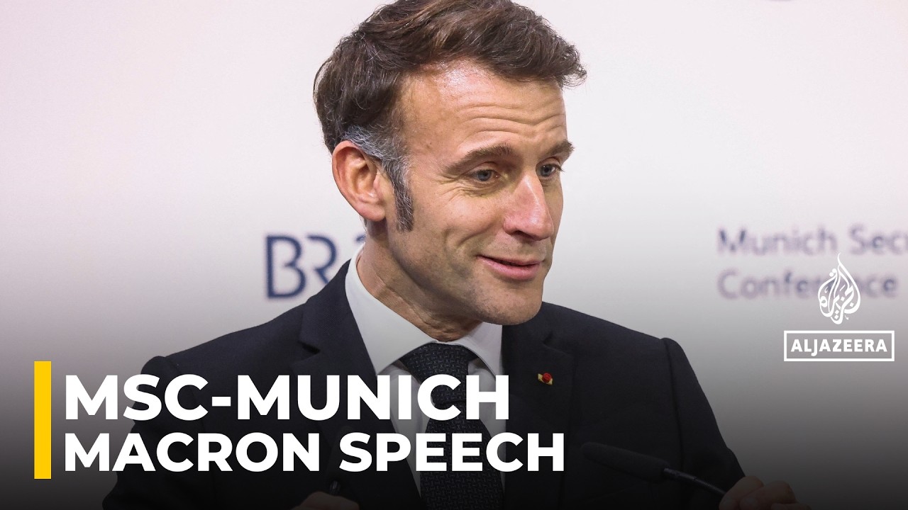Macron at MSC: We must still face an aggressive Russia even if Ukraine war ends