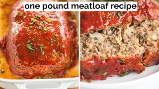One Pound Meatloaf Recipe Family Dinner