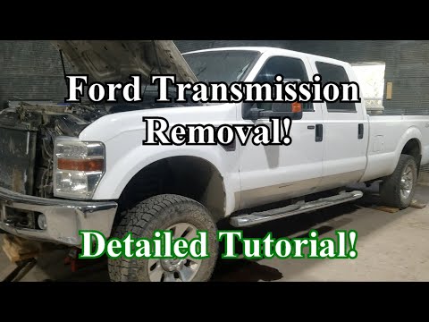 Ford F-250/F-350 Transmission Removal